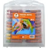 Lino Pastel Boya 36 Renk Plastik Kutulu LN_136 5-7 Yaş İçin Renkli ve Parlak Boyalar