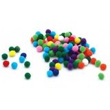 Lino Ponpon 10 Mm. 100'LÜ Paket - Renkli