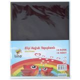 Lino PP-011 23x23 cm 10 Yapışkanlı Elişi Kağıdı