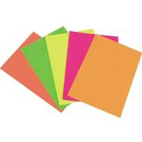 Lino PP-016 20X30 CM Fosforlu 5 Renk 10'lu Elişi Kağıdı
