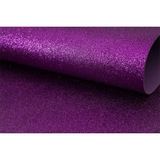 Lino RBE-619 50x70 cm 10 Renk 2 mm Simli Mor Eva