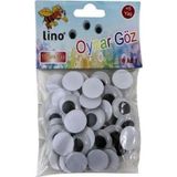 Lino RBZ-015 Siyah Renkli 100 Adet 15 mm Oynar Göz