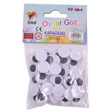 Lino RBZ-016A Oynar Göz 15mm 50 Adet