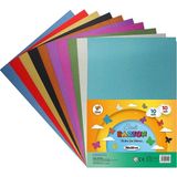 Lino Simli Fon Kartonu 20X30 Cm.10 Renk 10'lu (RBP-301)