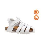 Lino Unisex Deri Çocuk Sandalet Beyaz