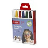 Lino Yüz Boyası 6lı - 2 Paket - Karışık-Çok Renkli