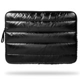 Linpr Kabarık Laptop Kılıfı 13/14 inç, Kadınlar için Siyah Su Geçirmez Taşıma Çantası Çanta, ipad Pro Kapak 13/14 İnç, MacBook Air Sleeve 13 İnç, Asus/Dell/Lenovo ile Uyumlu (Siyah, 13-14 inç)