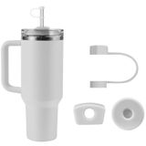 Linsaner Stanley Bardak Aksesuar Seti için Silikon Hasır Toppers, 2.0, 30oz / 40oz Bardaklar, Hasır Kapaklar (1'li Paket, Sis) ile Uyumludur