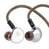 Linsoul 7Hz x Crinacle: Diablo/Divine 14.5mm Düzlemsel Manyetik Sürücü IEM | Kulak İçi Monitörler, Audiophiles için Çıkarılabilir 2 Pinli Tek Kristal Bakır Kabloya Sahip HiFi Kulaklıklar, İlahi, Gümüş