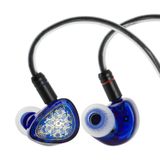 Linsoul TANGZU Wan'er S.G II Kulak içi monitör, HiFi Kulaklık, Dinamik Denetleyici 10 mm Diyafram, Pet Gaming IEM Kulaklık, 2 Pin Kablolu OFC Çıkarılabilir Müzik Audiophile için (Mavi, 3,5 mm Mic)