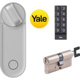 Linus® Set - Akıllı Kilit L2 Gümüş, Ayarlanabilir Silindir ve Akıllı Tuş Takımı Airbnb Müthiş Ürün Uzaktan Açılabilir