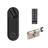 Linus Set - Akıllı Kilit L2 Siyah, Ayarlanabilir Silindir Ve Akı