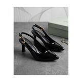 Lio Shoes Siyah Kadın Stiletto Kalın Topuklu Ayakkabı