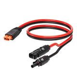 LIOFYN Güneş XT60i Konnektör Kablosu 10AWG 2FT Güneş Paneli Konektörü XT60i RV Taşınabilir Güç İstasyonu Güneş Panelleri için Şarj Kablosu