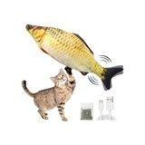 Lion Catnip ile Hareketli Oynayan Balık Oyuncağı Yumuşak Peluş ve Eğlenceli Tasarım için Kedinizin Favorisi