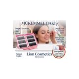 lion cosmetics 600 Adet 10D 20D 30D 40D Takma Kirpik Küme Seti HEDİYELİ Kitap Mix Cımbız Yapıştırıcı Fırça dahil