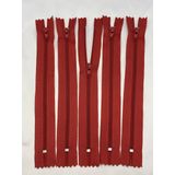 LİON FERMUAR 50 adet 18 cm Dikiş işleri için, Etek, pantolon, cüzdan, iç cep, kol yırtmaç, okul kalemlik (Kırmızı)