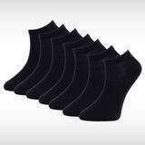 Lion Monroe Kadın 7'li Pamuklu Renkli Patik Çorap K5974AZNS - 35 - 38 - Siyah