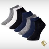 Lion Monroe Saf Bambu Erkek Patik Düz Kısa Asorti Çorap Dikişsiz Premium Kutulu 7'li L5952AZNP SoftAura - Standart