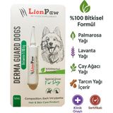 Lion Paw 1-10 kg Köpek Dış Parazit Ense Deri Damlası Pire Bit Kene Deri Bakımı Için Bitkisel Damla 1x1 ml - Yeşil