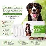 Lion Paw 20-40 kg Köpek Dış Parazit Ense Deri Damlası Pire Bit Kene Deri Bakımı Için Bitkisel Damla 4x3 ml - Yeşil