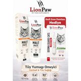 Lion Paw Kedi Malt Macunu 100G Tüy Yumağı,kusma Önleyici,taurin,biotin Sindirim Destekli Ense Damla Hediye - 100 GR