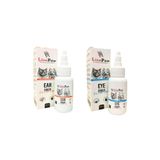 LİON PAW Kedi ve Köpek Göz ve Kulak Temizleme Seti 2’li Paket ( 50 ML x 2 )
