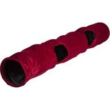 Lion Pet Kedi Tüneli Hızlı Katlanabilir 1.50CM Uzunluk - Kırmızı
