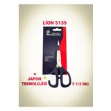 Lion Plastik Saplı Iplik Temizleme Nakış Makası 5135-13,5 Cm, SV34001
