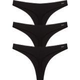 Liona 2 Li Paket Büyük Beden Siyah Renk Kadın Bato Külot G String