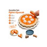 LionCraftCo Çocuk Eğitici Puzzle Oyuncak Pumpkin-Turta Seti | Parça Eşleştirme Oyunu, Zeka Geliştirici Montessori Aktivite, İnce Motor Beceri Oyuncağı