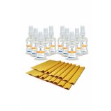 Lionel 10 Adet Mikrofiber Sarı Bez Ve 10 Adet Gözlük Temizleme Solüsyonu