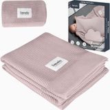 Lionelo Bamboo %100 Bambu Bebek Battaniyesi 75×100 cm - Pembe