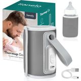 Lİonelo Thermup Go Taşınabilir Biberon Isıtıcısı, USB Şarj, 24 Saat Isı Koruma