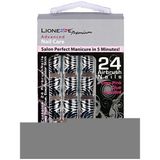 Lionesse Nail Care Salon Perfect 24 Adet Takma Tırnak M-65 Zebra