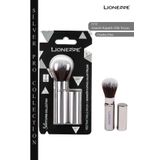 Lionesse Silver Collection Kapaklı Ve Asansörlü Makyaj Fırçası 5132- Profesyonel Seri, Cruelty Free