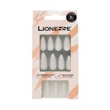 Lionesse Takma Tırnak 24’lü Set A-90 Beyaz– 12 Farklı Ölçü | 7+ Gün Kalıcılık | Doğal Görünüm