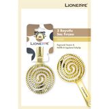 Lionesse Üç boyutlu Saç Fırçası 8592 - Gold , Hızlı Kurutma , Esnek