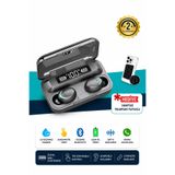 Lionix Bluetooth Kulaklık Kulakiçi Powerbanklı Çift Mikrofonlu Dokunmatik Kablosuz Earbuds F9 Plus