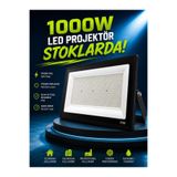 lionticaret Led Projektör 1000 Watt SMD Led 6500k Beyaz Işık