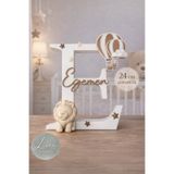 Liora3dStudio Bebek Hediyelik Kişiye Özel İsimli Harf Standı /Masa Standı / Kapı Süsü – Bebek Odası Dekoru 24 cm
