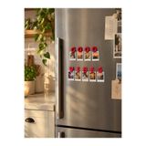 LioraeAtelier GOOD VIBES 9’lu Minik Hediyelik Harf Magnet Seti Buzdolabı Magneti
