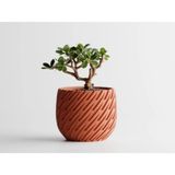 Lioren Dekoratif Saksı - Siyah Modern Modern Bitki Saksısı 16 cm - 190x190x160mm