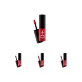 Lip & Cheek Tint - Mat ve Kalıcı Su Bazlı Likit Dudak/yanak Renklendiricisi 001 Scarlet Ruby (4 Paketi) - Option-1