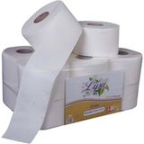 Lipa Mini Jumbo Tuvalet Kağıdı 12 Rulo - Beyaz