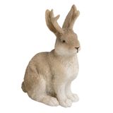Lipco Jackalope Figür, Polyresin, 8,6 cm Yükseklik, Ev Dekorasyonu Aksesuarları