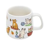 Lipitaley Kedi Kupası - Sevimli Taş Kedi Kahve Fincanı, Mocha Latte, Cappuccino, Espresso, Çay için Mükemmel - Bulaşık Makinesinde Yıkanabilir, 12 oz