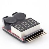 Lipo Seviye Ölçer Ve Alarm Modülü 1-8s Lipo Pil Ölçüm Cihazı