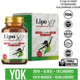 Lipo X-7 Bitkisel Takviye – L-Karnitin, Garcinia, Zencefil ve Krom Içerikli 30 Kapsül - Aromasız