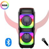 Lipon Işıklı Bluetooth Hoparlör Ses Bombası Mikrofonlu Karaoke Yüksek Ses Yeni Rgb 10WATT